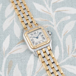 Load image into Gallery viewer, Cartier Panthere small size Ref. 1057917 three gold rows