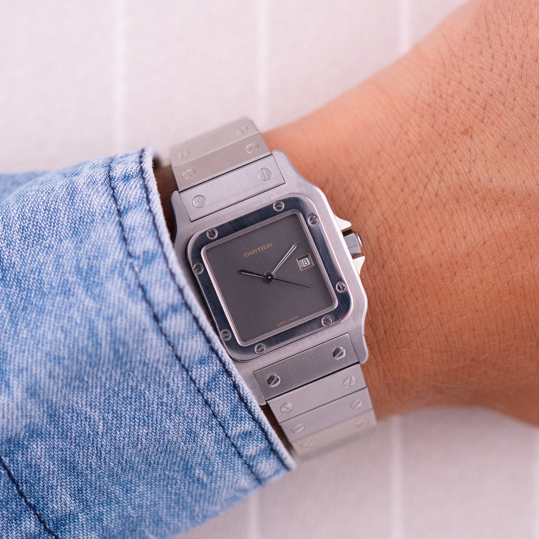 Cartier Santos Carré "Ghost" dial Ref.9172960 Full Set