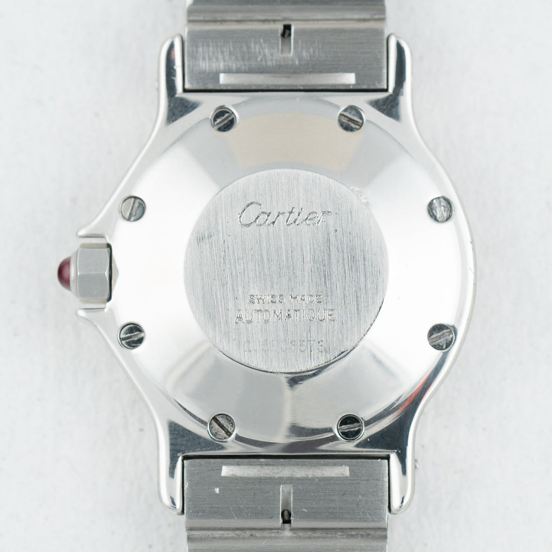 Cartier Santos Octagon Ref.2965 Burgundy