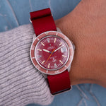 Load image into Gallery viewer, Omega Geneve Admiralty Ancoretta Ref.166.054 Burgundy Dial