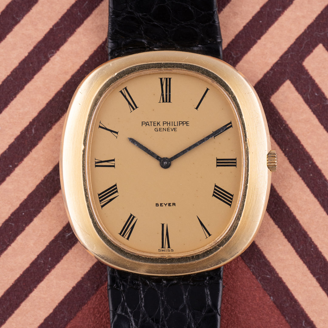 Patek Philippe Ellipse Jumbo Automatic Ref.3589 double signed "Beyer"