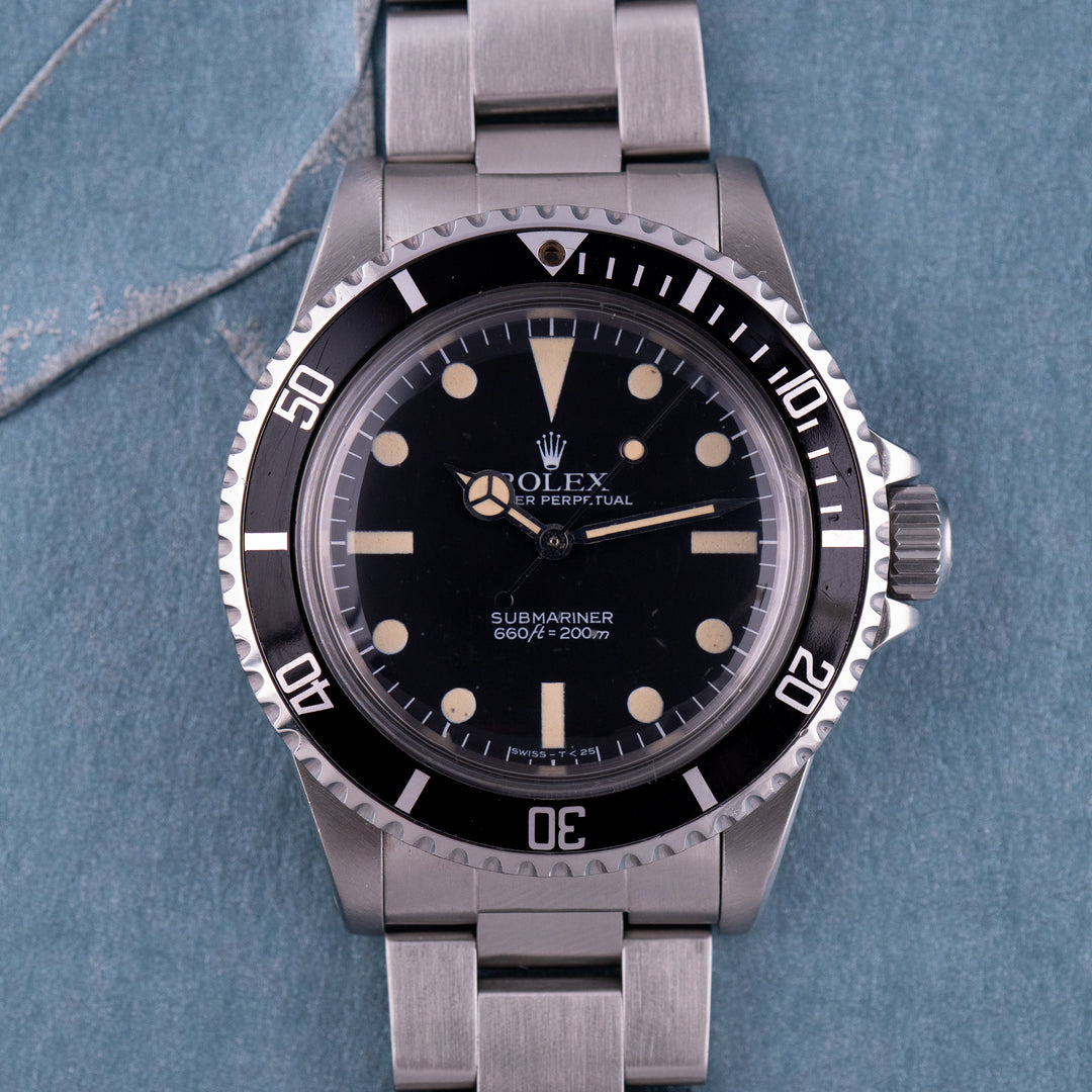 Rolex Submariner No Date Maxi Dial Mark V with Bezel Mark IV - Full Set
