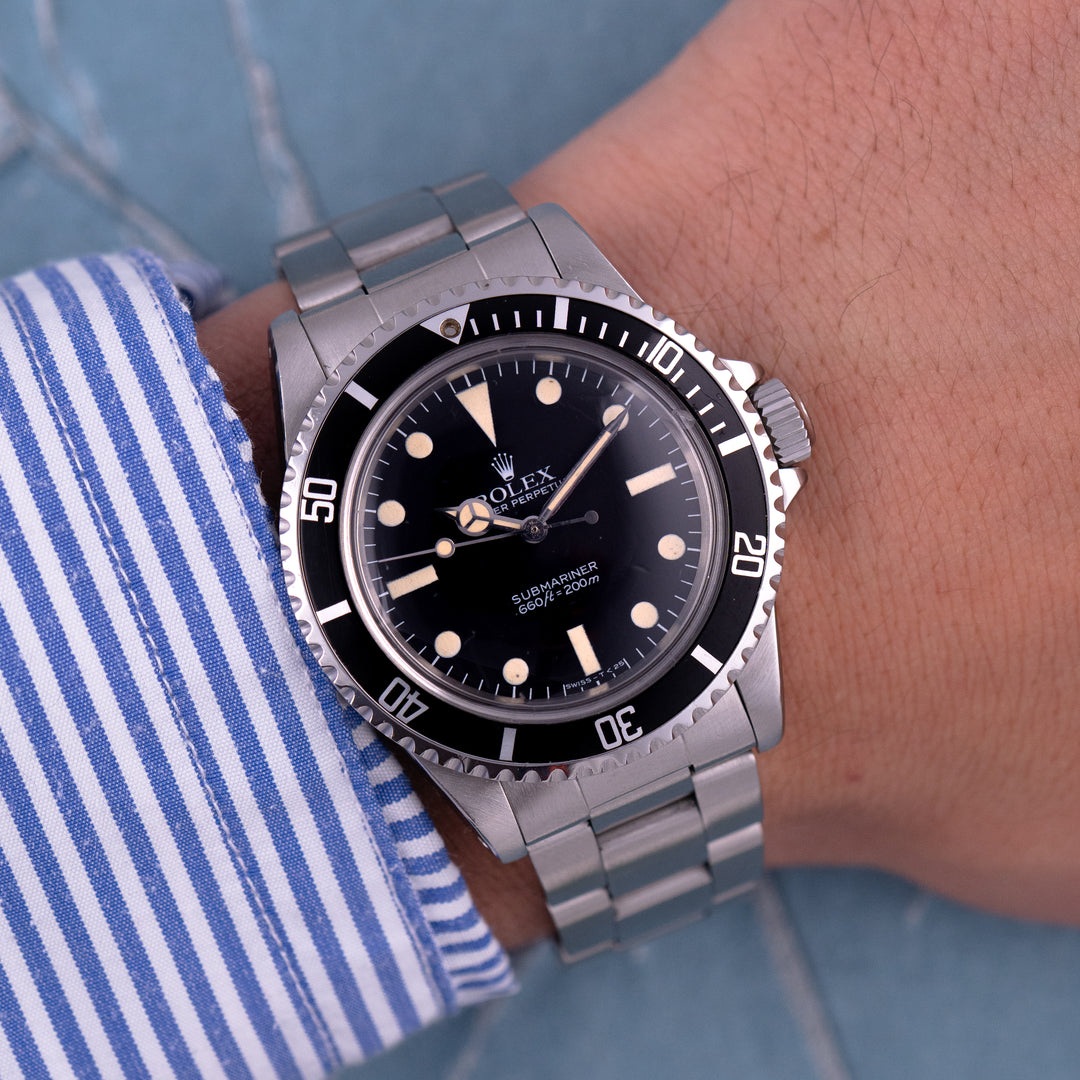 Rolex Submariner No Date Maxi Dial Mark V with Bezel Mark IV - Full Set
