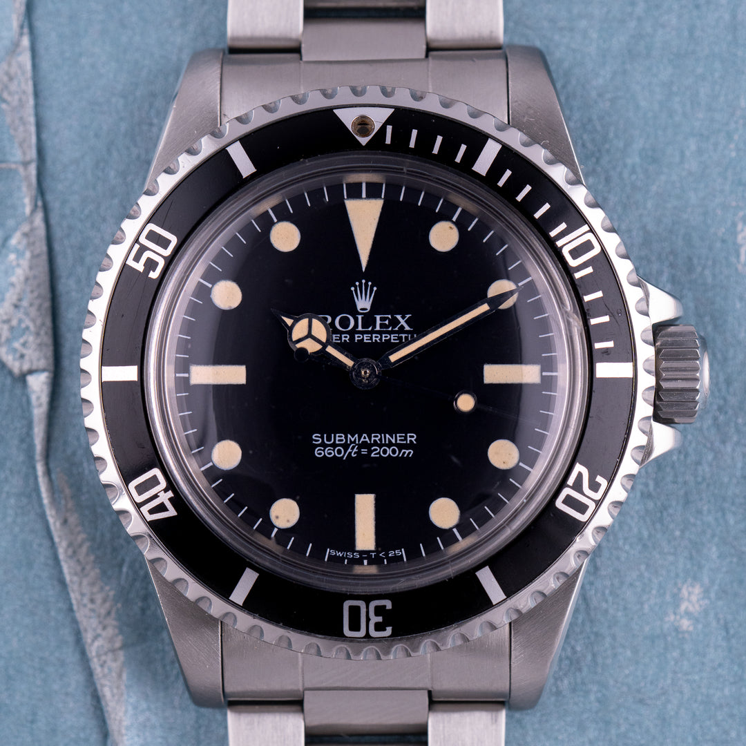 Rolex Submariner No Date Maxi Dial Mark V with Bezel Mark IV - Full Set