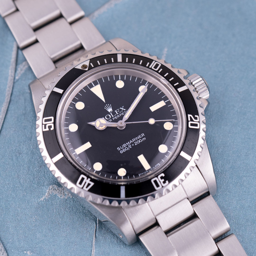Rolex Submariner No Date Maxi Dial Mark V with Bezel Mark IV - Full Set