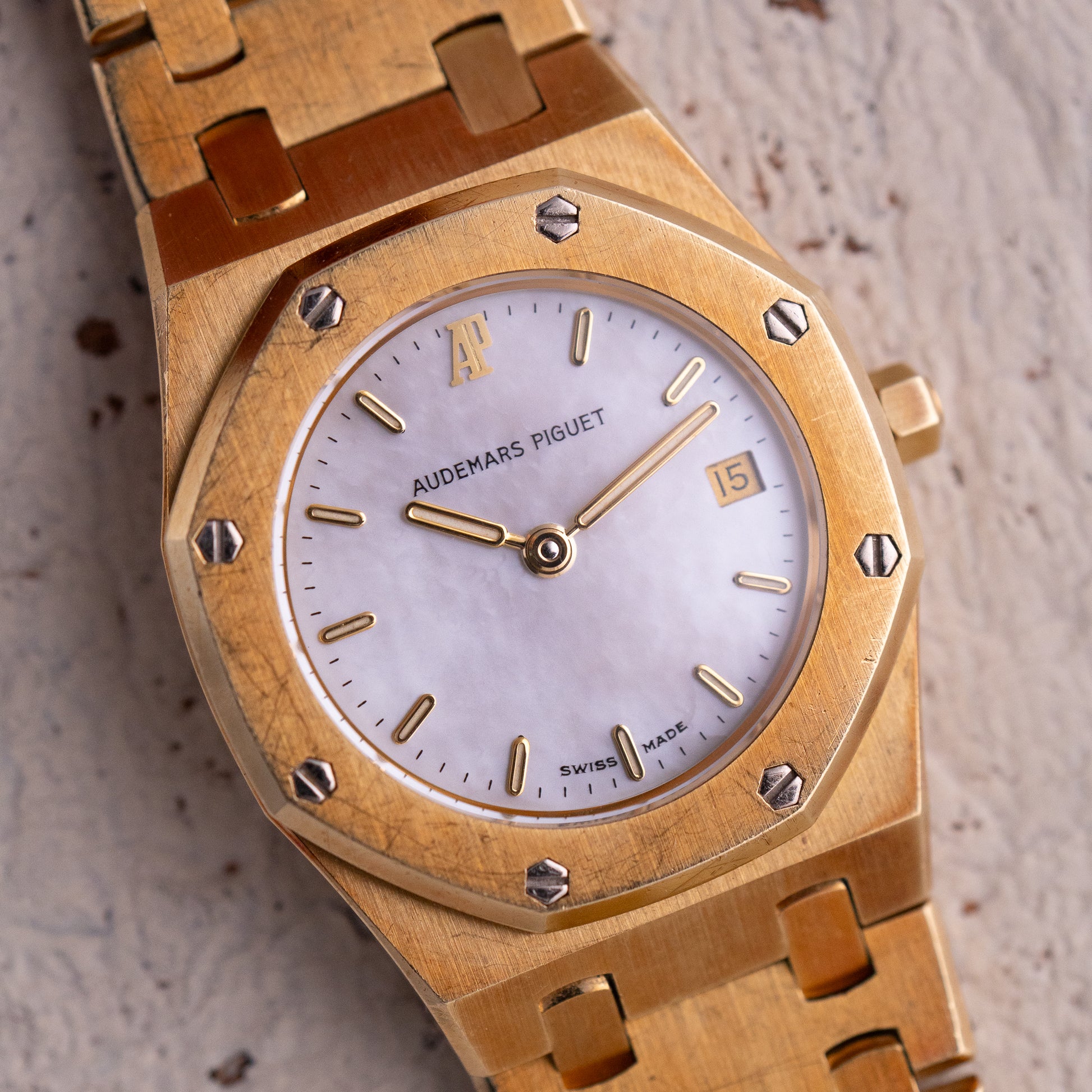 Audemars Piguet "Mini" Royal Oak MOP (Mother of pearl dial) Ref.66270BA