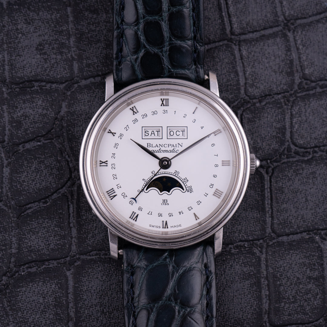 Blancpain Automatic Villeret Moonphase Triple Calendar Ref.6595