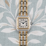 Load image into Gallery viewer, Cartier Panthere small size Ref. 1057917 three gold rows
