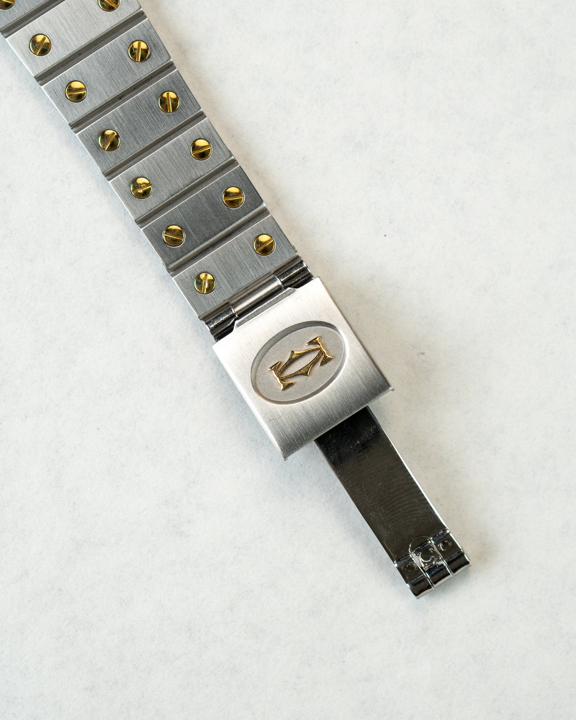 Santos Carree steel and gold Ref.2961