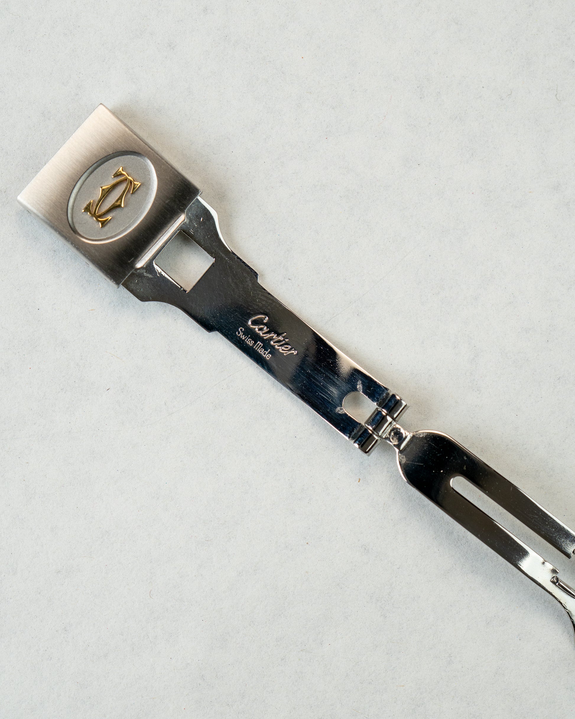 Santos Carree steel and gold Ref.2961