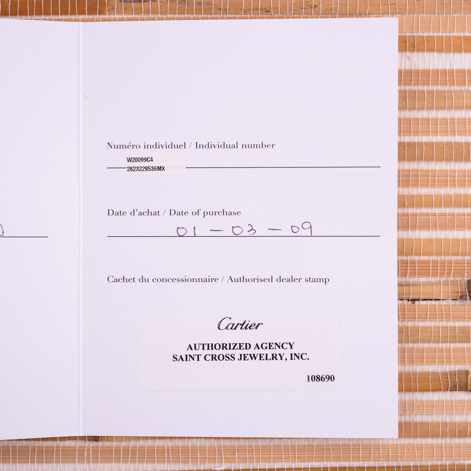 Cartier Santos Galbée Automatic Ref 2823 Full Set