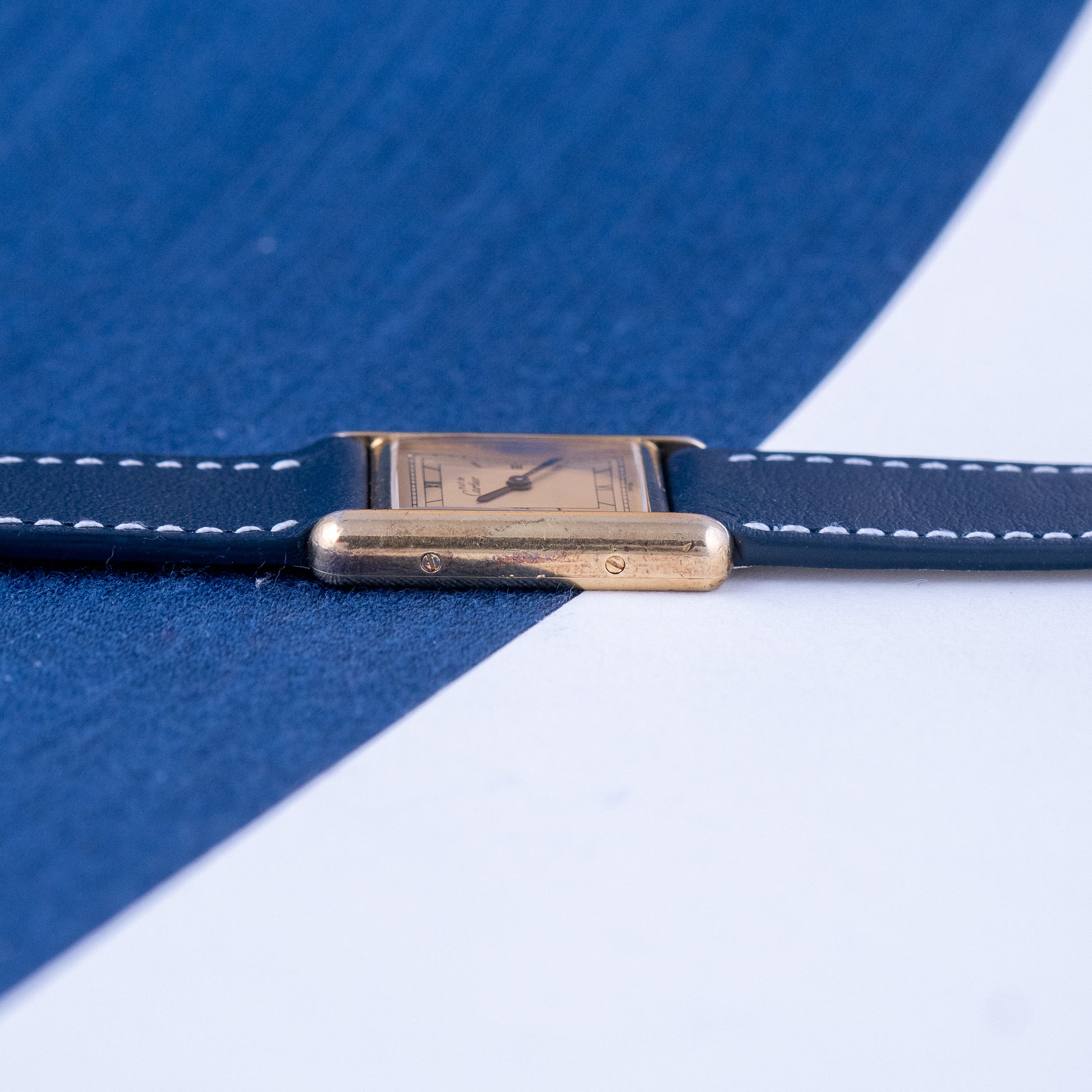 Tank must Vermeil SM Ref.3 66001 Art Deco dial
