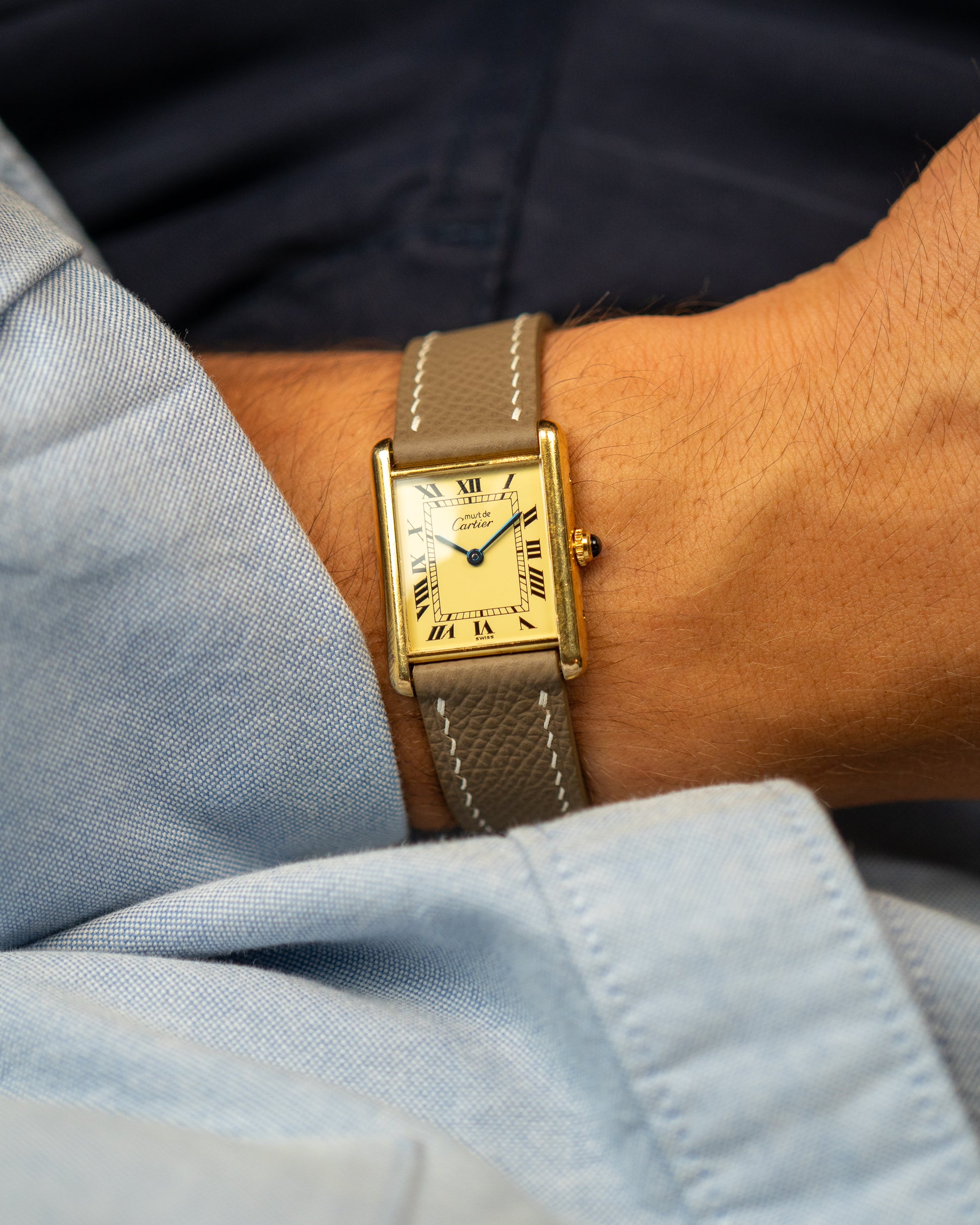 Cartier Tank Vermeil Full set Ref.590005 [Reserved]
