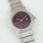 Load image into Gallery viewer, Cartier Santos Octagon Ref.2965 Burgundy
