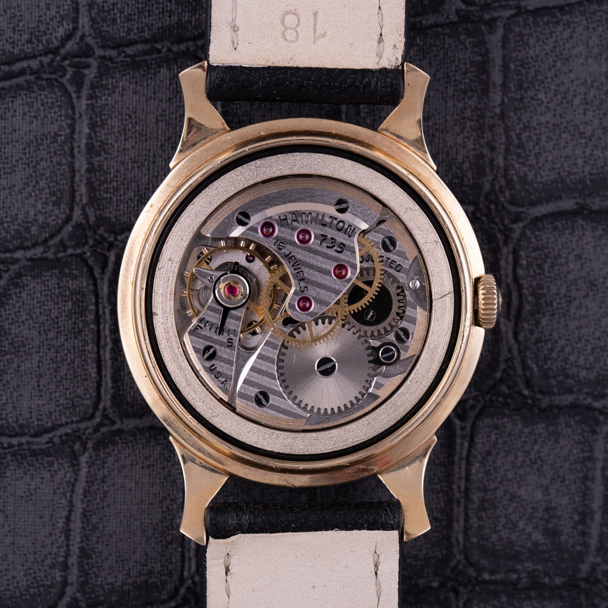 Hamilton Spider Lugs Chrosshair dial