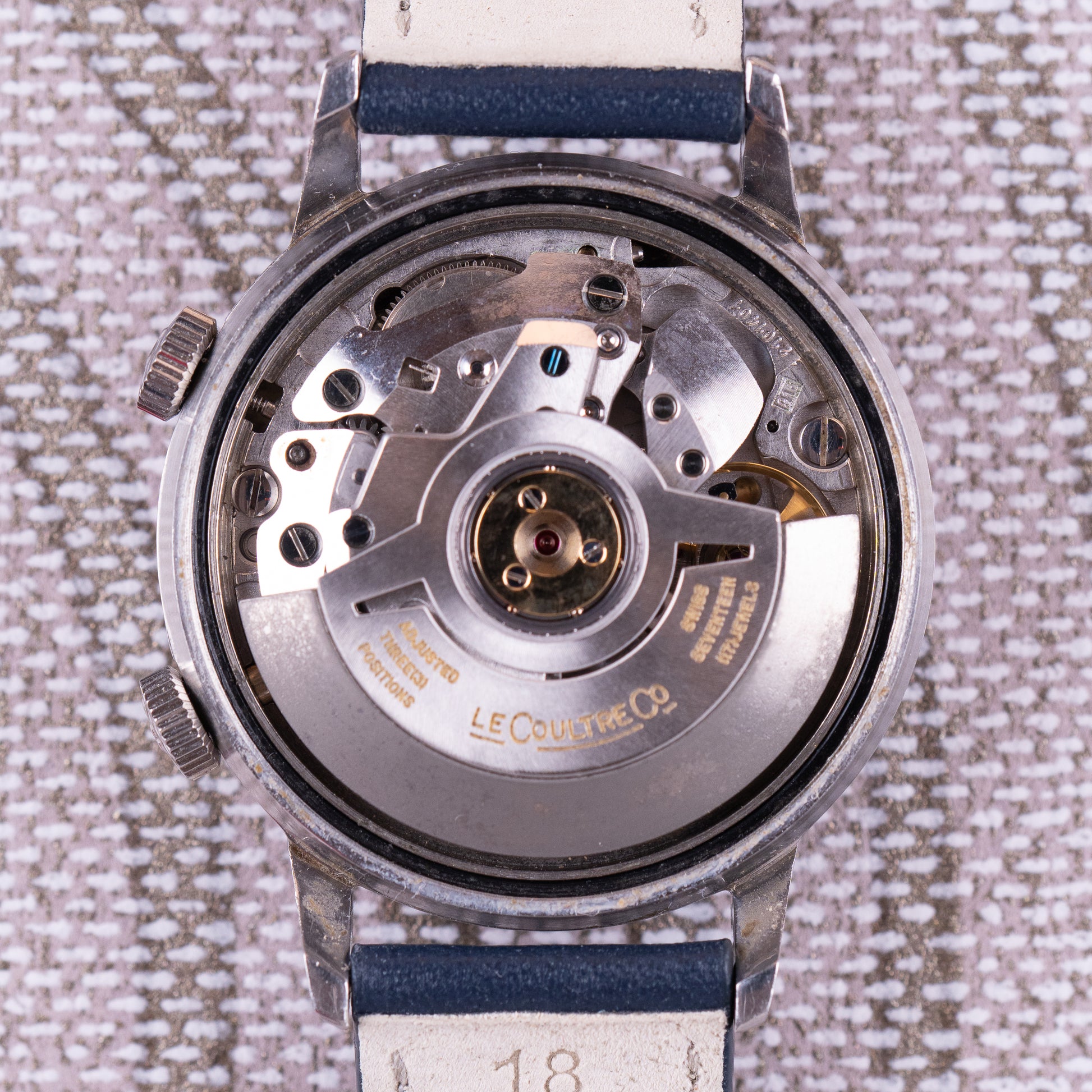 Memovox Ref.E875 Tropical Caramel-Blue dial