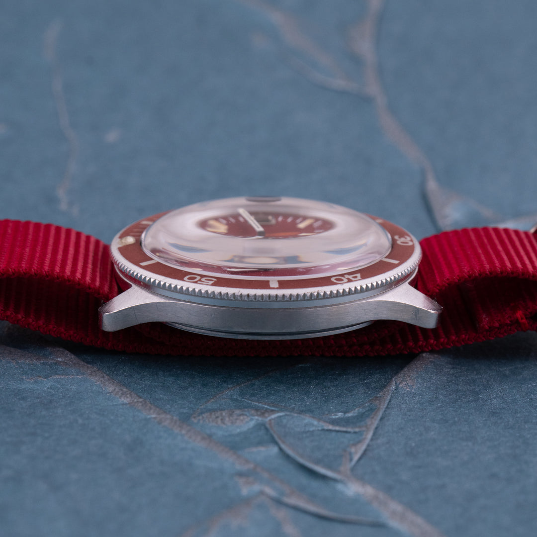 Omega Geneve Admiralty Ancoretta Ref.166.054 Burgundy Dial