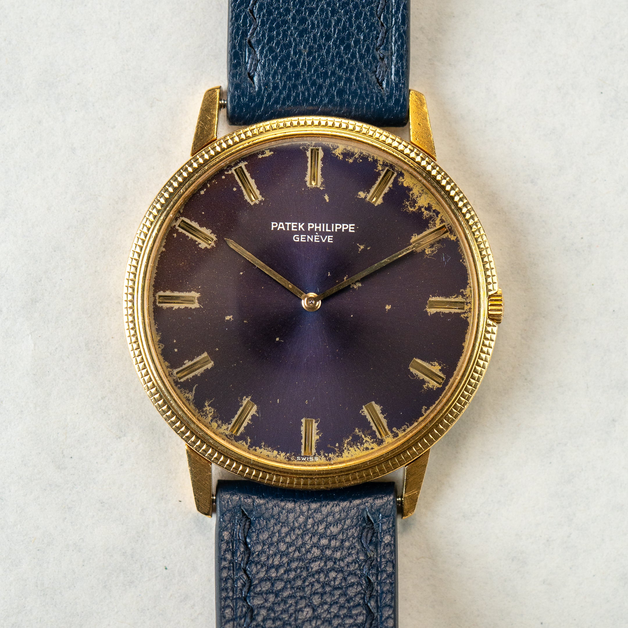 Calatrava Ref.3590 Tropical purple "lightning" dial