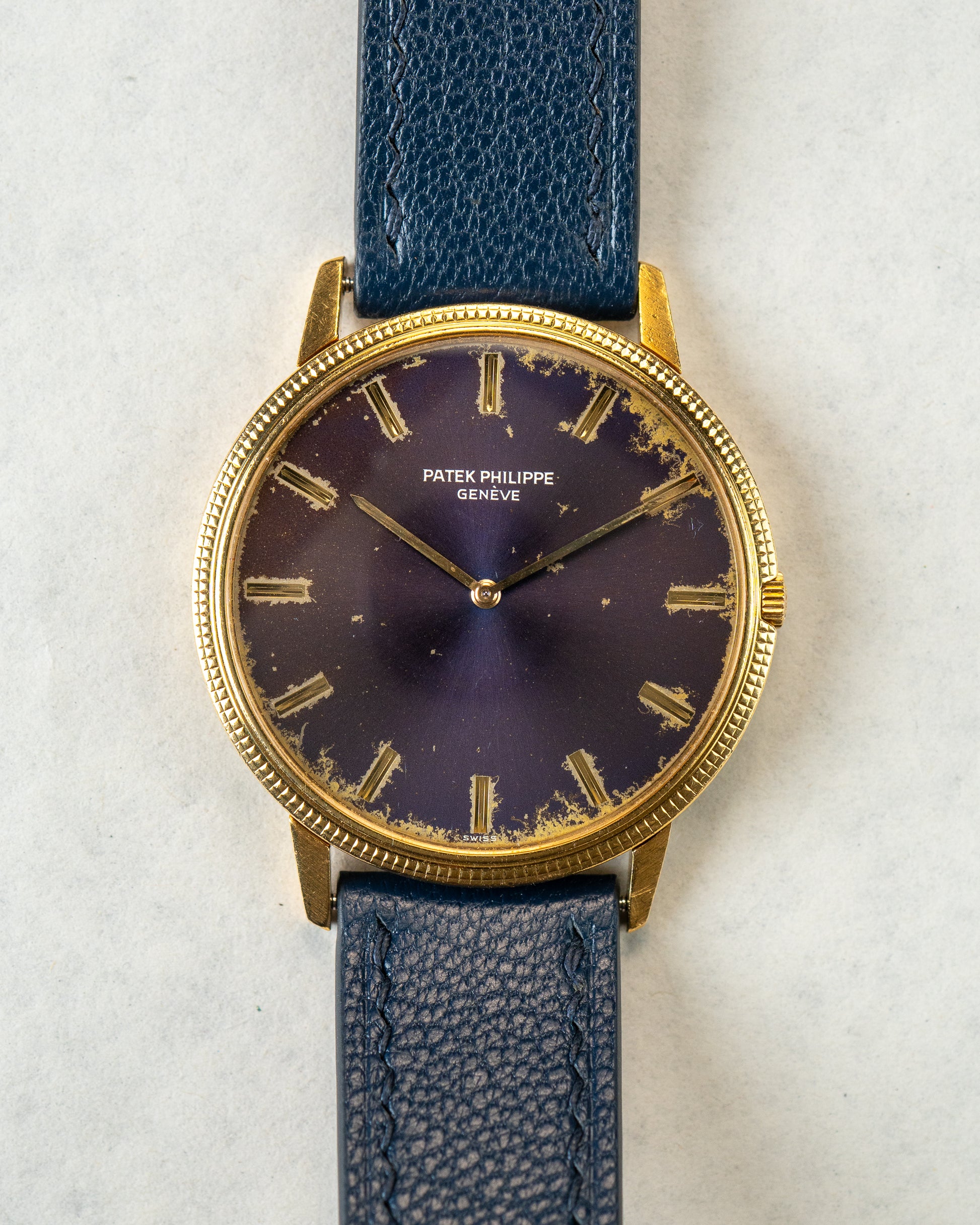 Calatrava Ref.3590 Tropical purple "lightning" dial