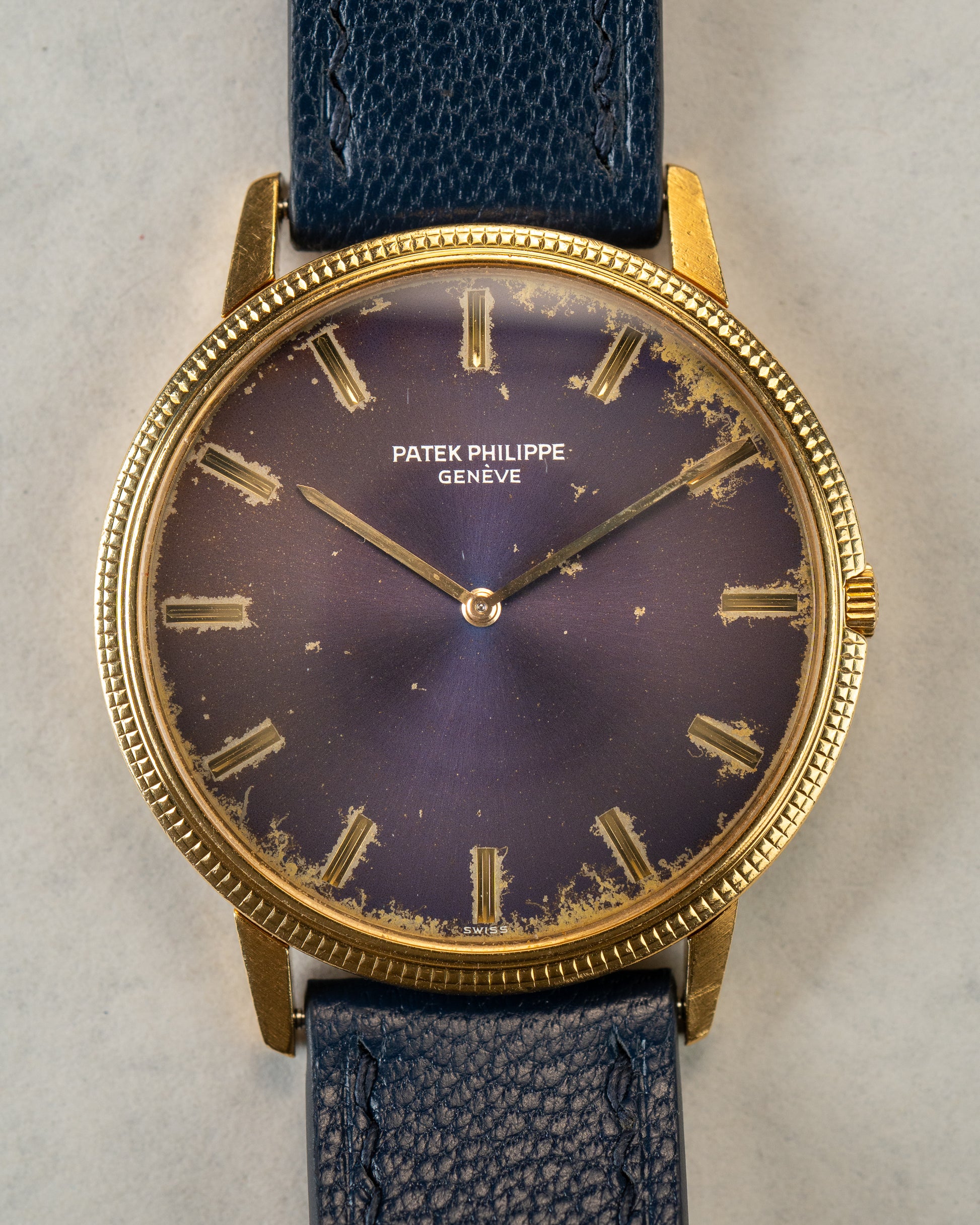 Calatrava Ref.3590 Tropical purple "lightning" dial