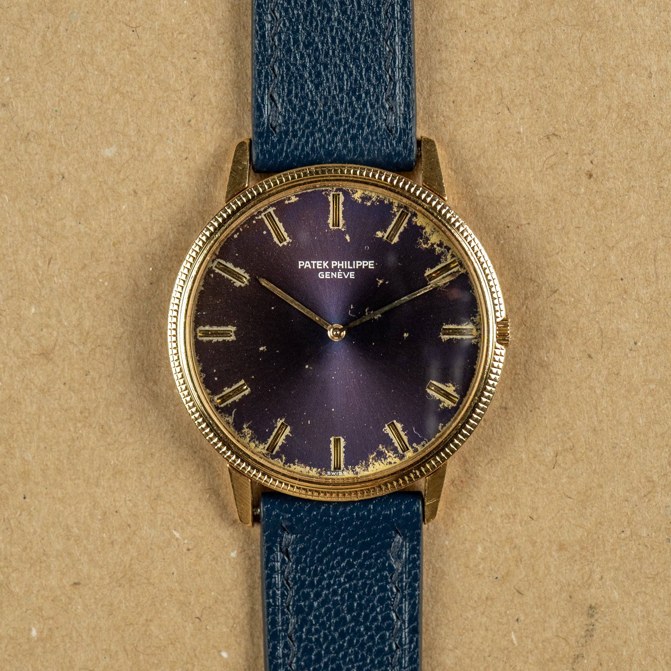 Calatrava Ref.3590 Tropical purple "lightning" dial