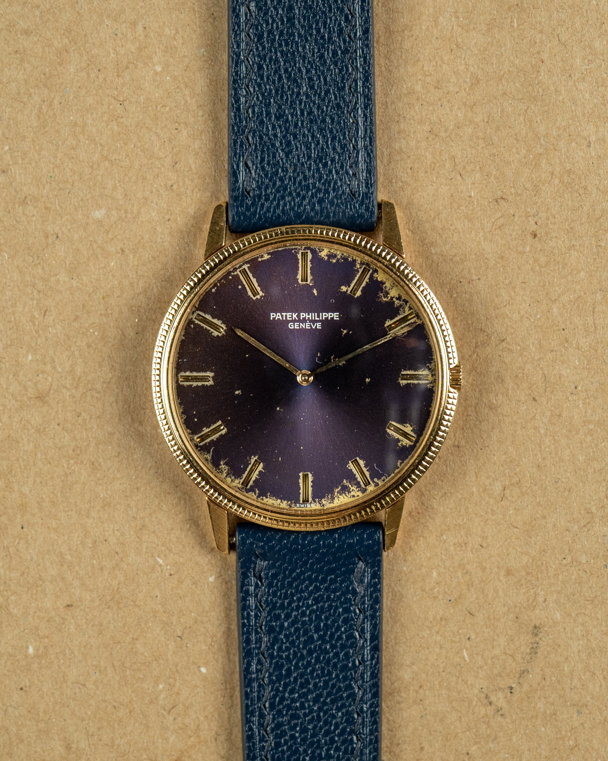 Calatrava Ref.3590 Tropical purple "lightning" dial
