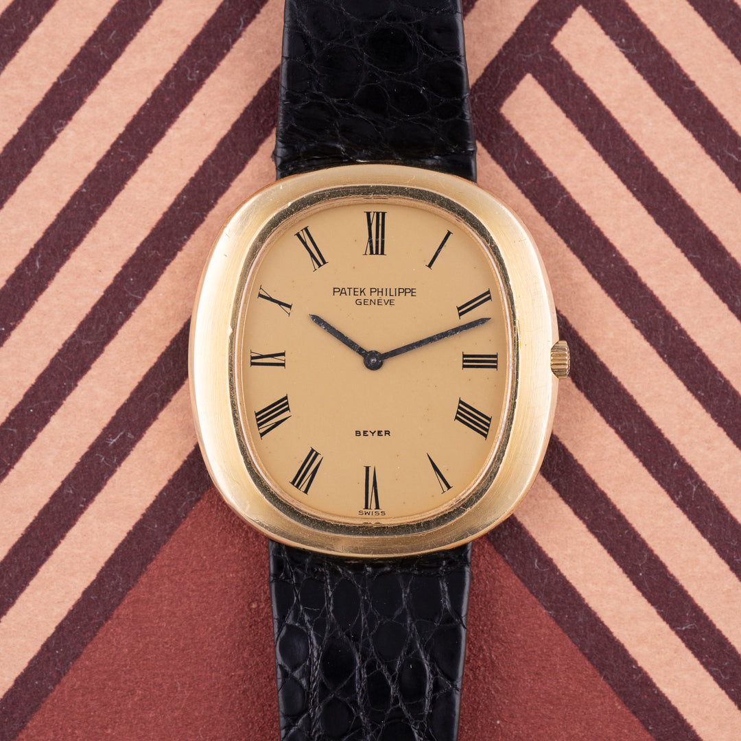 Patek Philippe Ellipse Jumbo Automatic Ref.3589 double signed "Beyer"