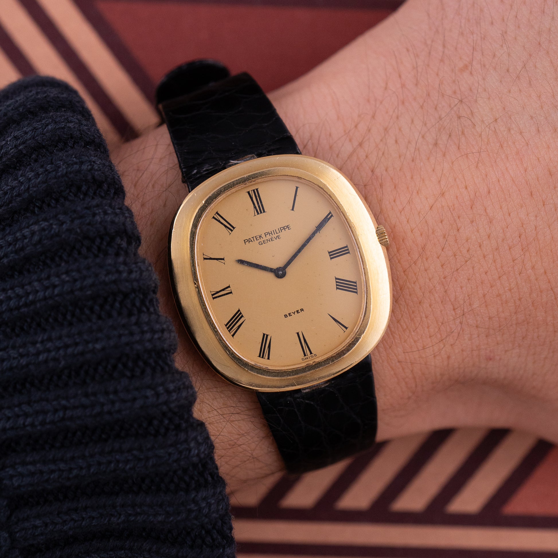 Patek Philippe Ellipse Jumbo Automatic Ref.3589 double signed "Beyer"
