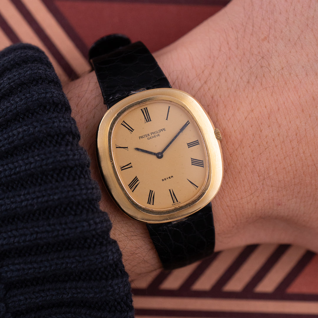 Patek Philippe Ellipse Jumbo Automatic Ref.3589 double signed "Beyer"