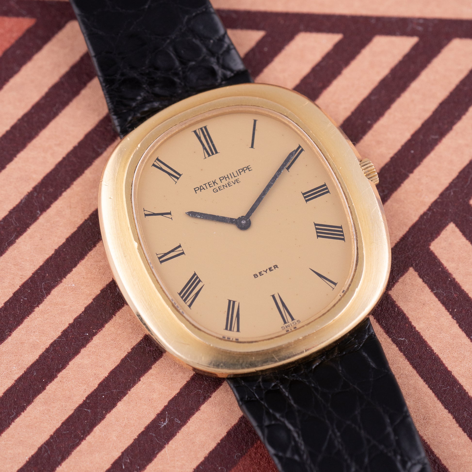 Patek Philippe Ellipse Jumbo Automatic Ref.3589 double signed "Beyer"
