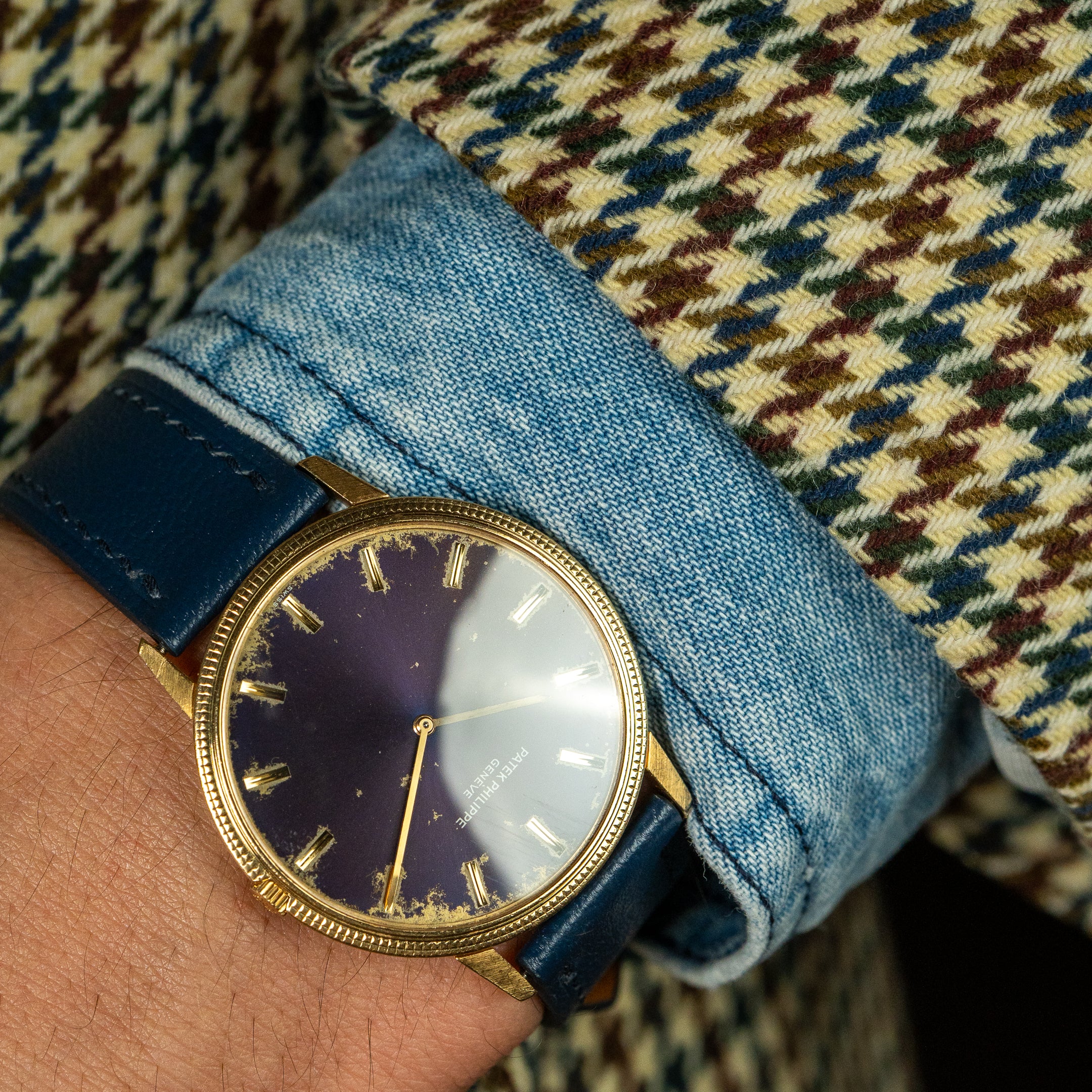 Calatrava Ref.3590 Tropical purple "lightning" dial