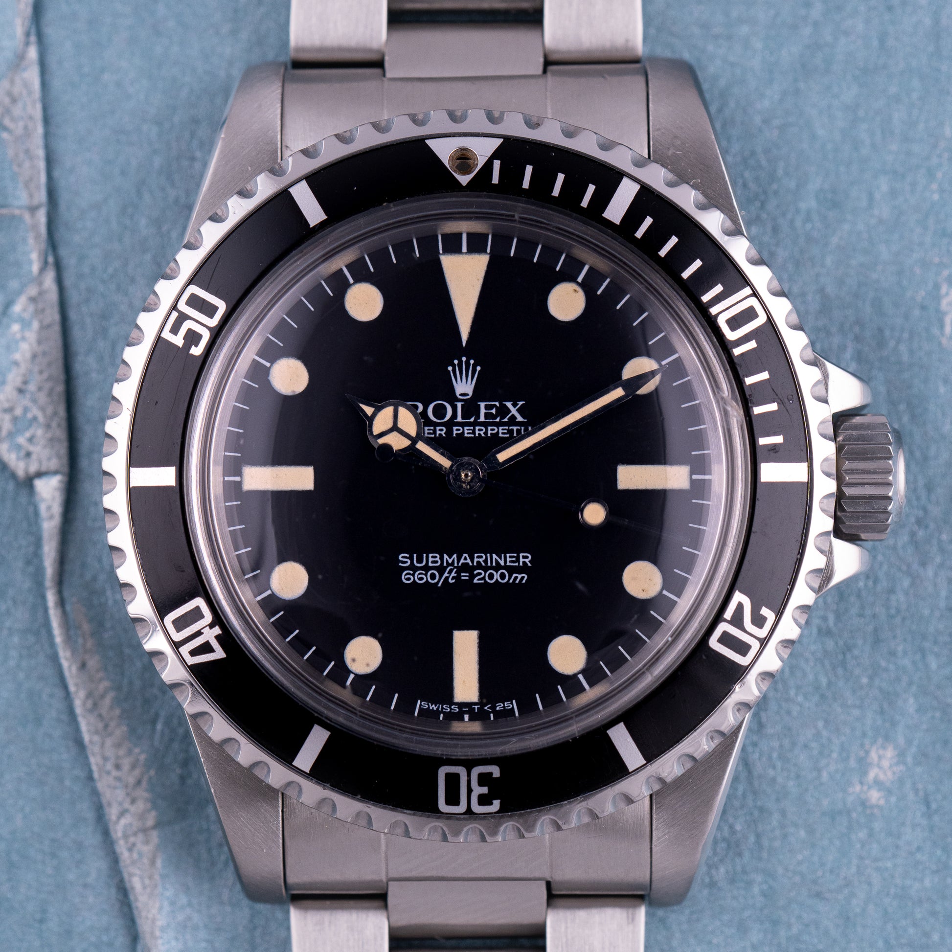 Rolex Submariner No Date Maxi Dial Mark V with Bezel Mark IV - Full Set