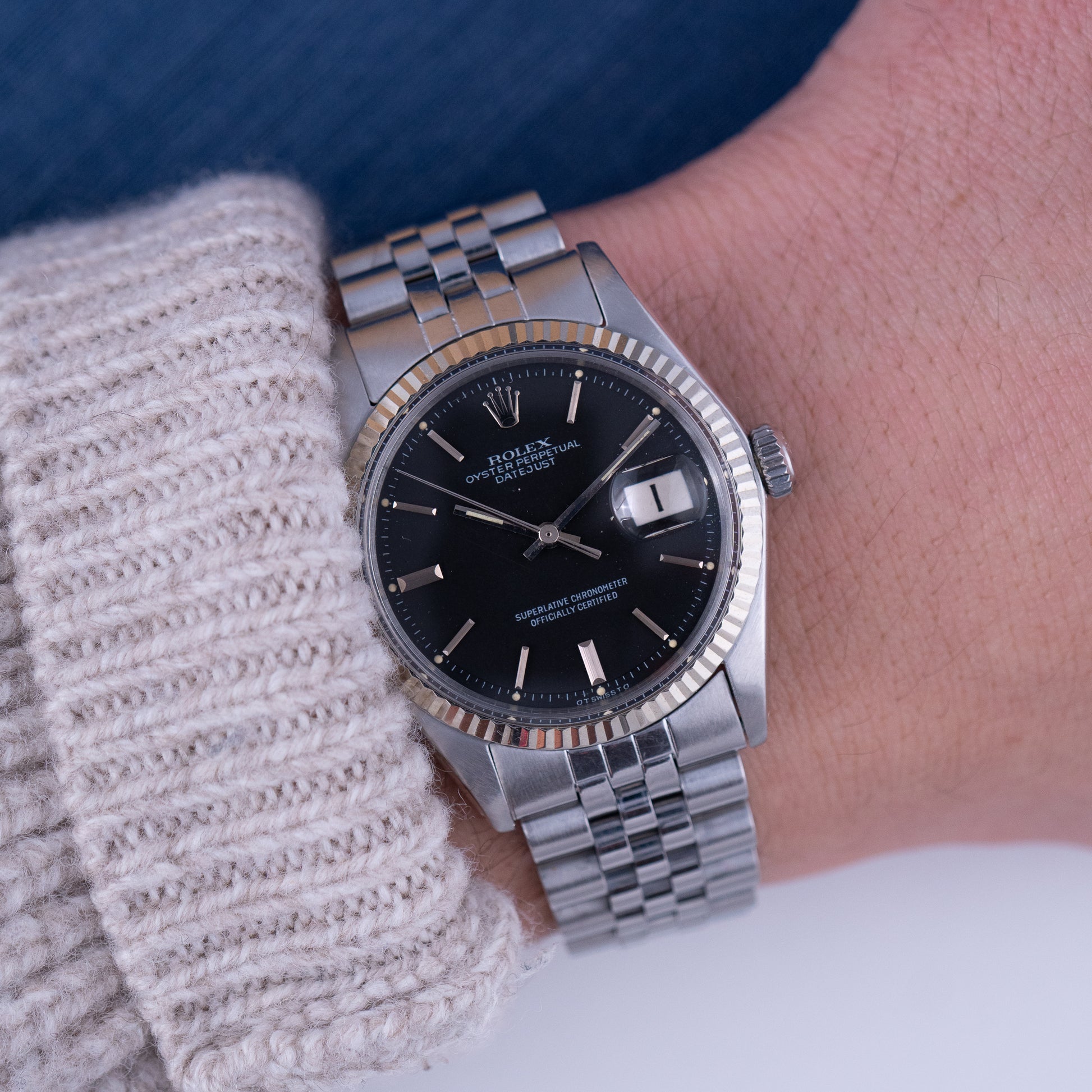 Datejust Ref.1601 Black Matte dial