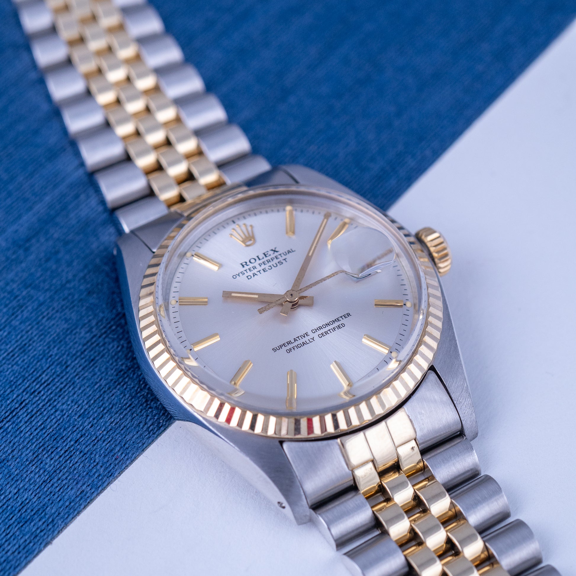 Datejust Stainless Steel and Gold Ref.1601 Sigma dial