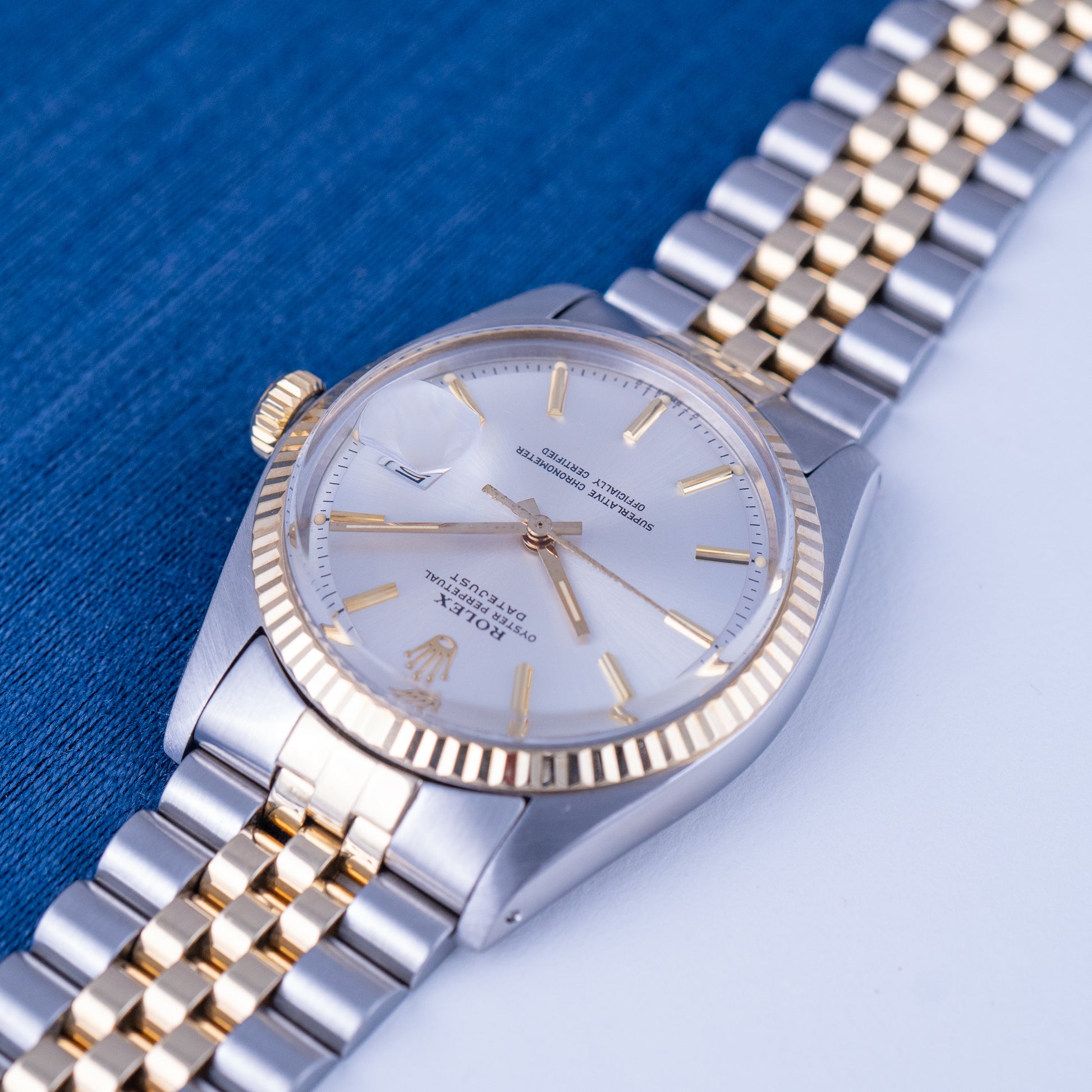 Datejust Stainless Steel and Gold Ref.1601 Sigma dial