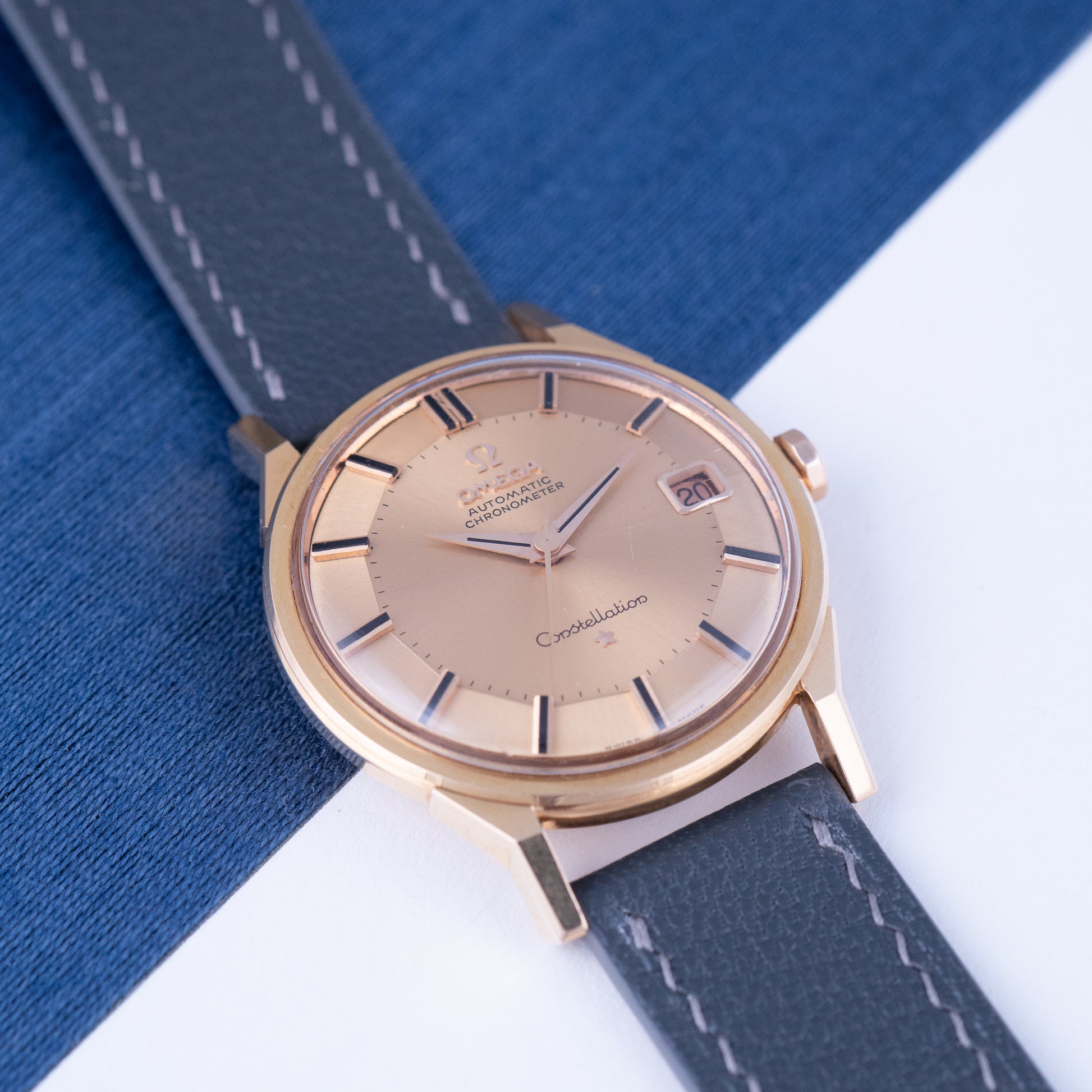 Omega Constellation Pie Pan 149023 SC-62 Rose Gold